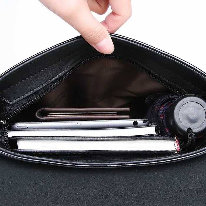 Hommes sacs à bandoulière pour IPAD cuir affaires sac à main