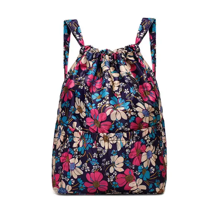 Sac à dos à cordon de serrage pour femmes