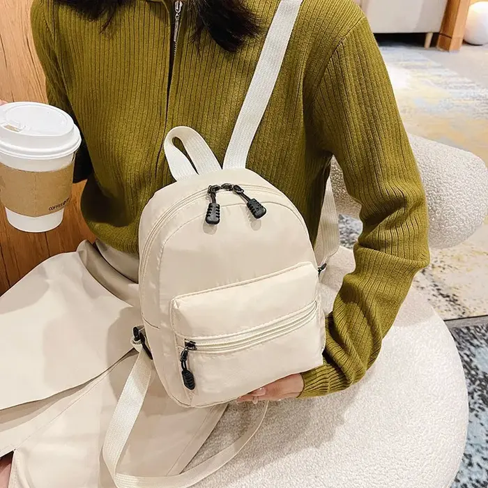 Mini sacs à dos tendance en Nylon pour femmes