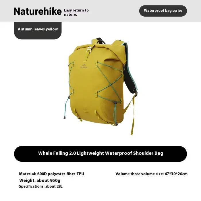 Naturehike 28L sac de dérive étanche sac à dos de natation résistant à l'usure plongée en rivière hu