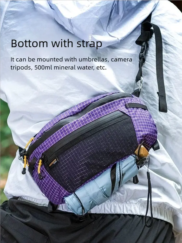 HIKEMAN sac de poitrine en plein air UHMWPE cyclisme sport sac à bandoulière randonnée voyage sac suspendu pour sac à dos Expansion améliorée V2.0