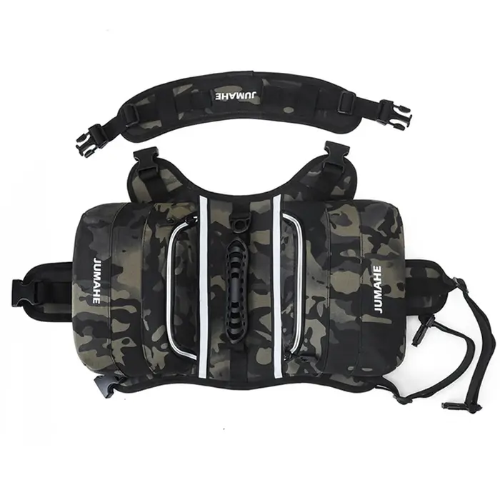 Sac à dos pour chiens moyens et grands, sacoche de dégager DulsFP avec poche latérale de sécurité pour le camping, sac glaDog pour le voyage