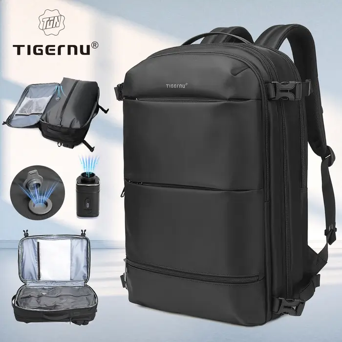 Sac à dos de compression sous vide Tigernu pour hommes