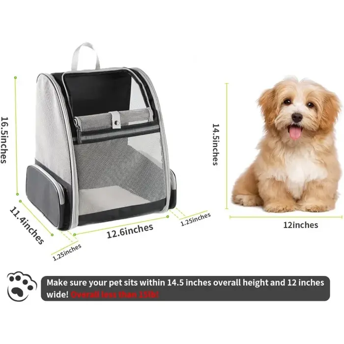 Sac à dos universel à bulles pour chiens et chats, transporteur de voyage portable avec design innovant, plusieurs couleurs disponibles