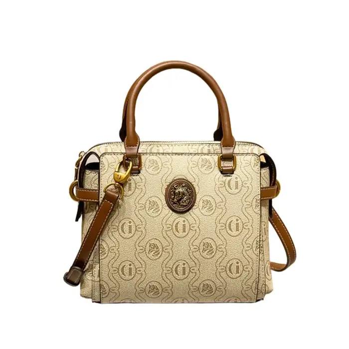 Sac messager chic en cuir pour femmes élégantes - Sac bandoulière classique et élégant de marque de