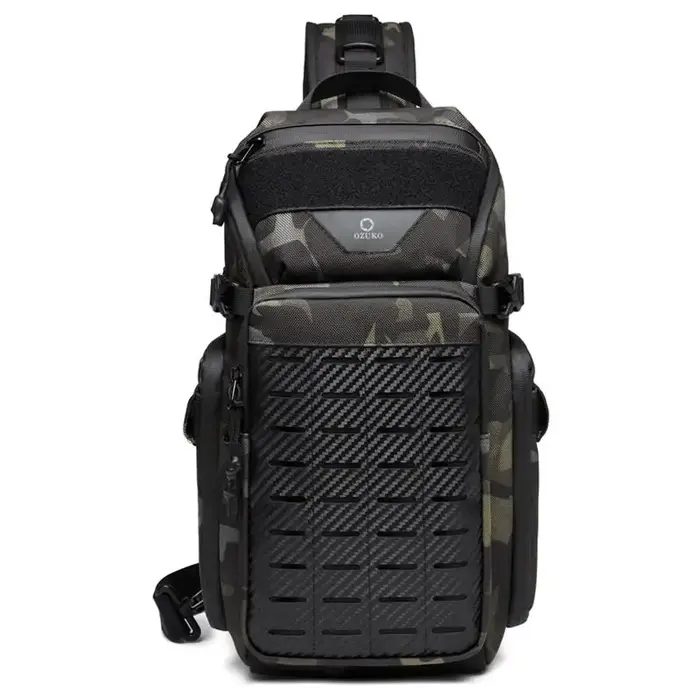 OZUKO Flex sac hommes Sports de plein air tactique bandoulière sacs à bandoulière mâle étanche voyag