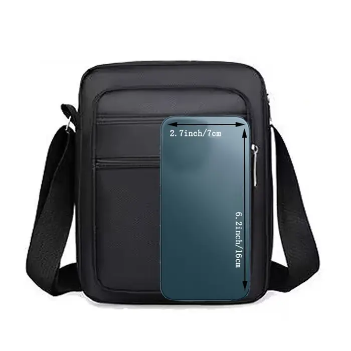 Sac à bandoulière de style neutre pour hommes et femmes