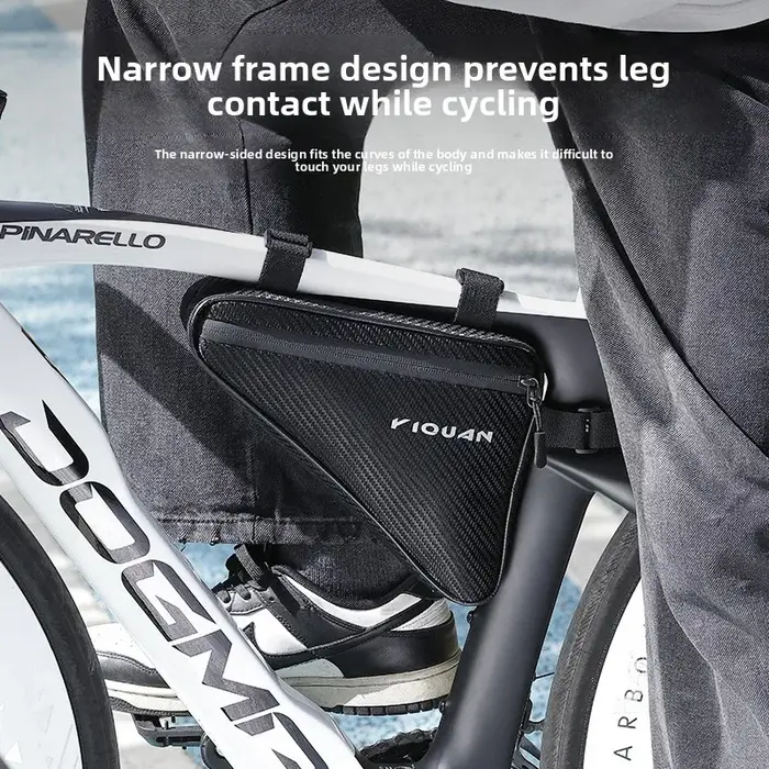 Sac de vélo sac triangulaire de faisceau avant sac d'équitation