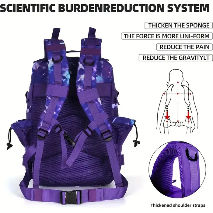 20L 45L tactique 3P sac à dos 3 jours d'assaut sac à dos en plein air étanche escalade sac à dos Camping randonnée chasse Mochila sac