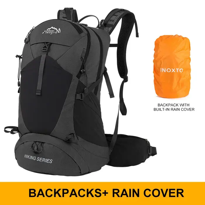 Sac à dos de montagne 35 litres pour homme et femme, sac de sport d'extérieur imperméable pour campi