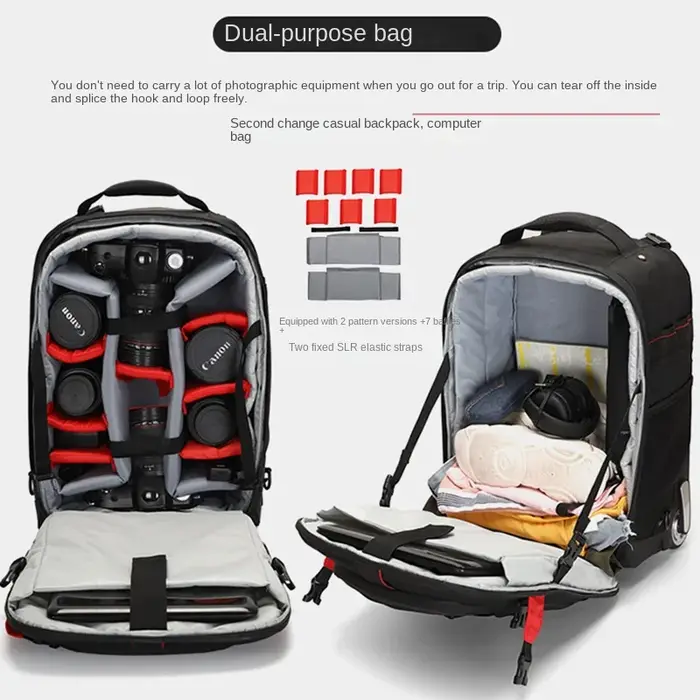 Sac à dos professionnel pour appareil photo SR