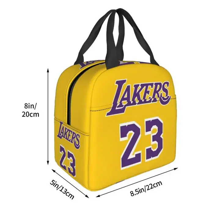 Culture physique basket-ball Sport sac fourre-tout isolé pour femmes refroidisseur réutilisable boîte à Bento thermique travail école voyage