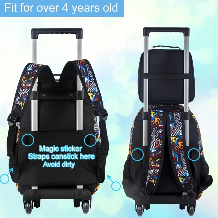 Sac à dos roulant pour garçons