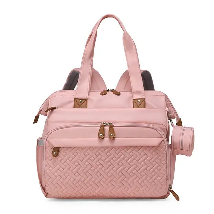 Sac à dos à langer tendance, sac à dos à langer multifonctionnel pour bébé, sac de rangement grande