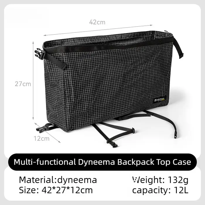 Sac à dos à fermeture roll-top 12L en Dyneema