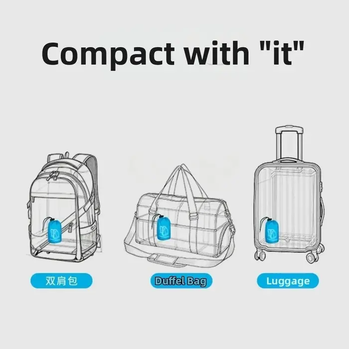 Sac à dos pliable 20L, léger