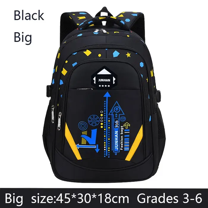 Sac à bandoulière pour enfants motif géométrique sac à dos pour enfant dans le cartable primaire adolescent garçon fille sac à dos livre sac étanche Mochila