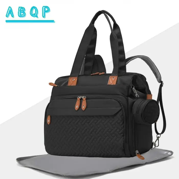 Sac à dos à langer tendance, sac à dos à langer multifonctionnel pour bébé, sac de rangement grande capacité pour les essentiels de bébé