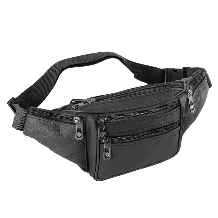 Fanny Packs Sac de taille tendance avec 7 poches zippées Sac banane de hanche décontracté réglable p