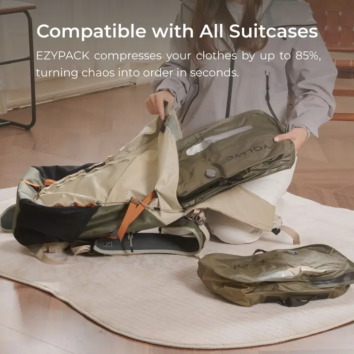 FLEXTAIL X VOLLYC EZYPACK - Sac de rangement sous vide 18-55L
