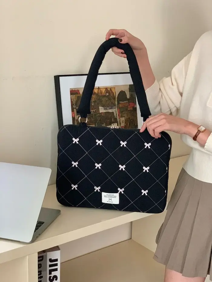 Sac pour ordinateur portable antichoc mignon pour Macbook Air13.6 pro13 15 16 Dell Samsung Xiaomi Huawei 14 15.6 pouces sac à bandoulière de rangement pour ordinateur portable