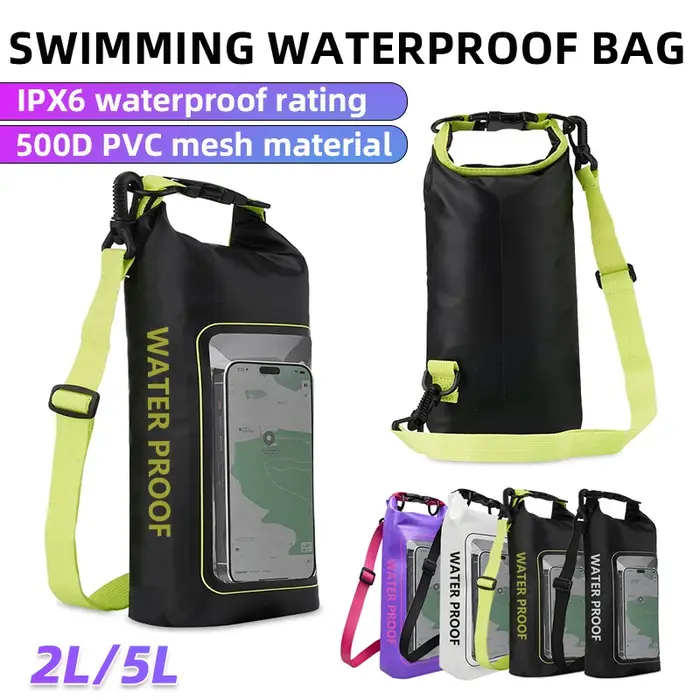 Sac étanche de natation en PVC 2L/5L