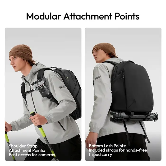 Sac à dos de voyage urbain Ulanzi YY038 V2 22L pour appareil photo