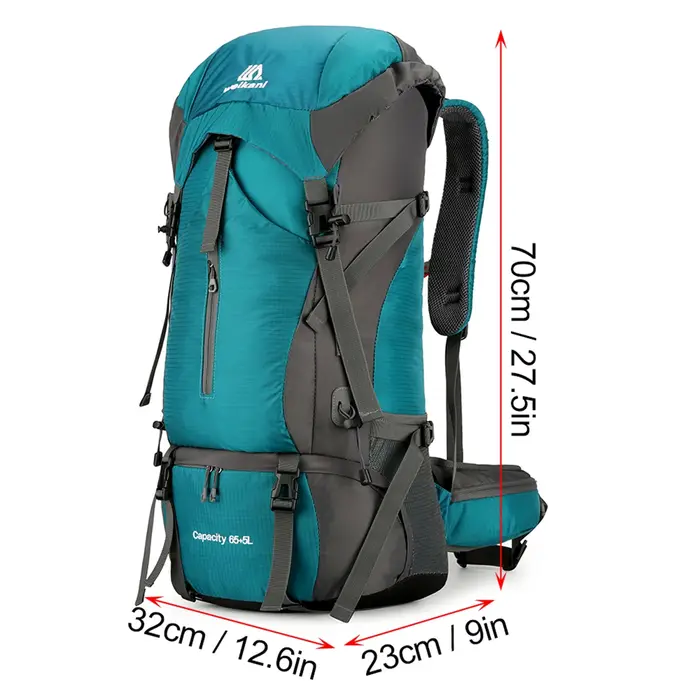 70L randonnée sac à dos Camping escalade sac à dos voyage Trekking sac alpinisme sac Sports de plein air sac à dos étanche