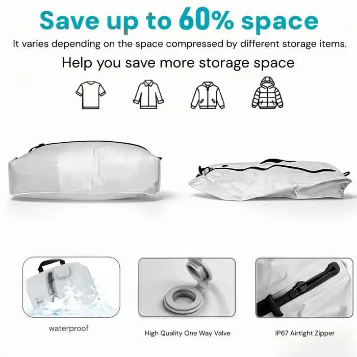 Sac de compression sous vide professionnel 17L