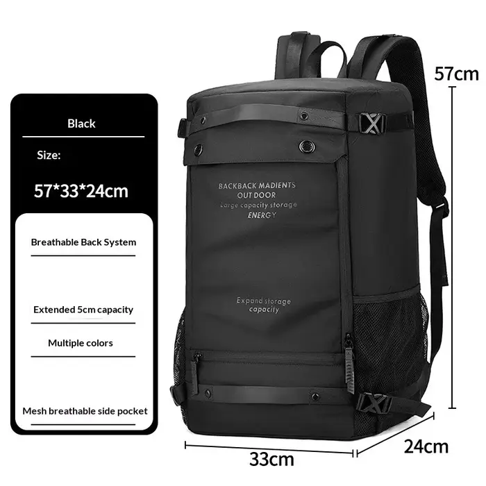 Sacs à dos de randonnée imperméables, adaptés aux hommes et aux femmes, sacs à dos de voyage légers,