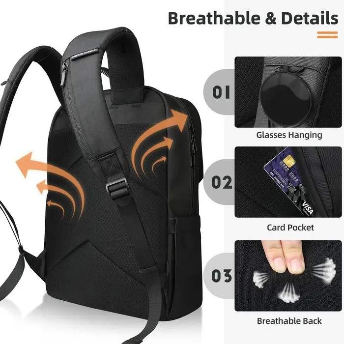 HK – sac à dos d'affaires élégant pour hommes