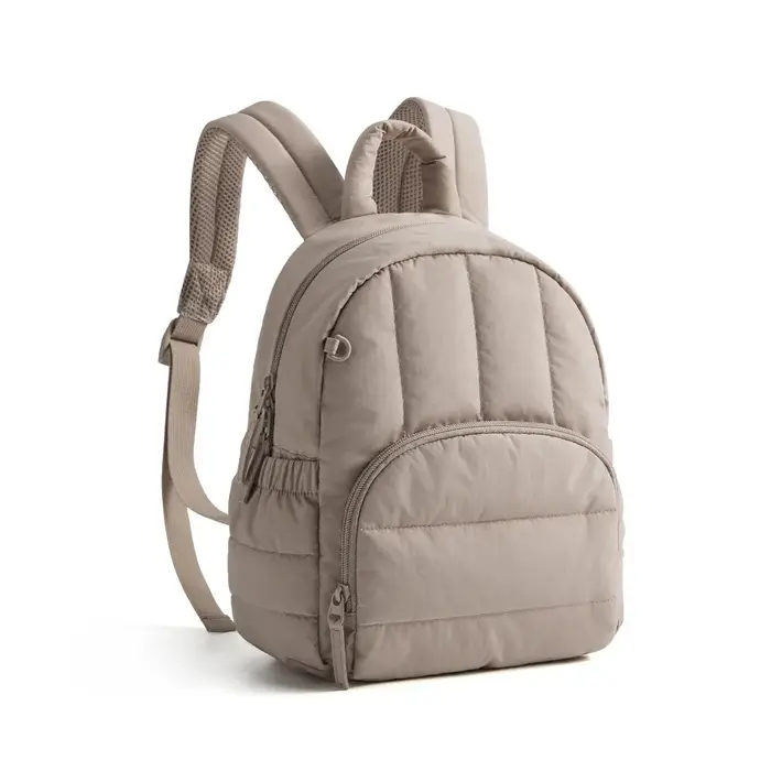 Mini sac à dos matelassé pour femmes, petit sac à dos léger pour étudiants, sac à dos décontracté ré