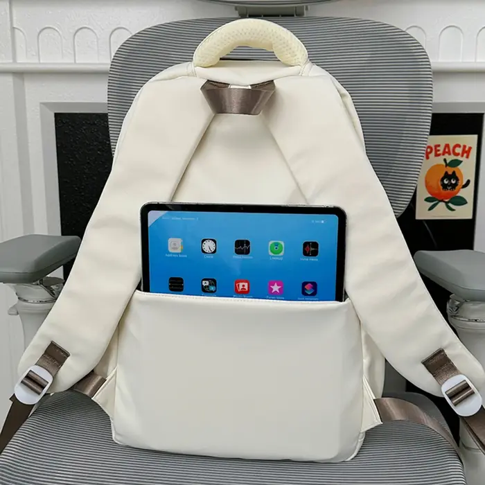 Nouveau sac à dos décontracté de grande capacité, couleurs contrastées, élégant, simple, léger, style universitaire très esthétique