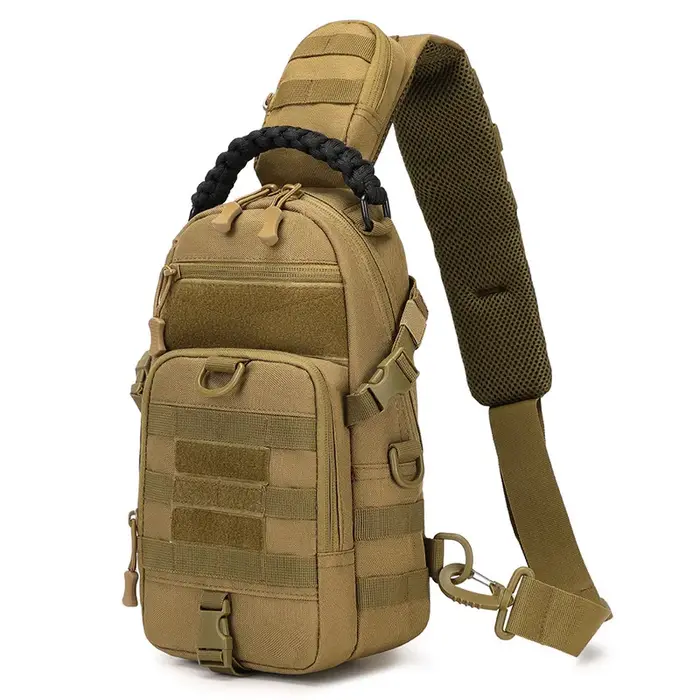 Sac de poitrine de Camping sac à dos tactique pour hommes sport épaule randonnée en plein air escalade cyclisme pêche MOLLE Sling EDC Fanny Pack
