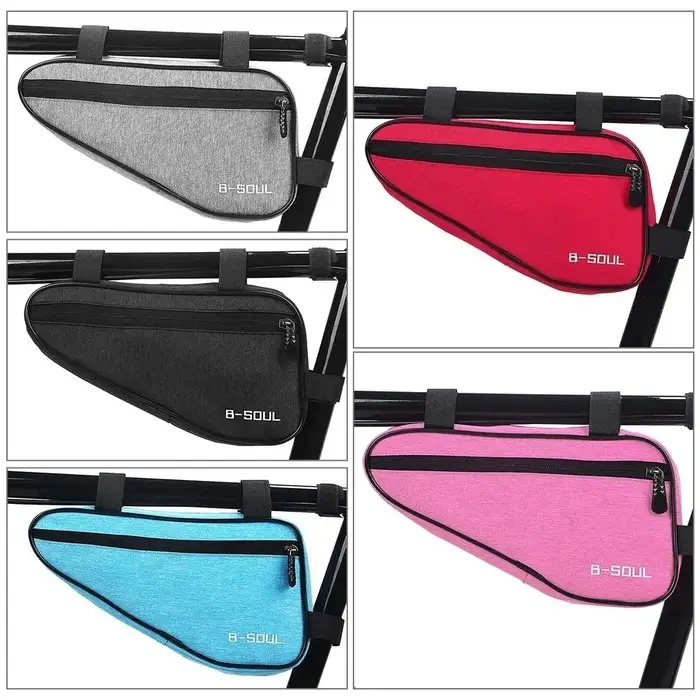 Sacs triangulaires portables pour cadre de VTT