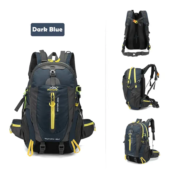 40L résistant à l'eau voyage sac à dos Camping randonnée ordinateur portable sac à dos Trekking escalade sacs à dos