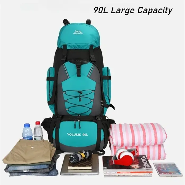 90L randonnée Camping sac à dos voyage sac à dos étanche Trekking sac à dos grands sacs de sport de plein air pour