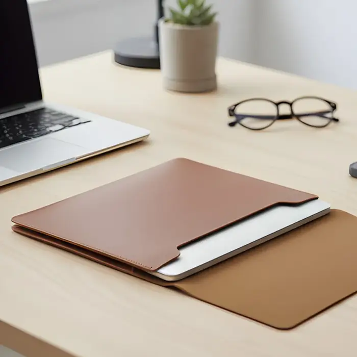 Sac intérieur en cuir pour ordinateur portable 14/16 pouces
