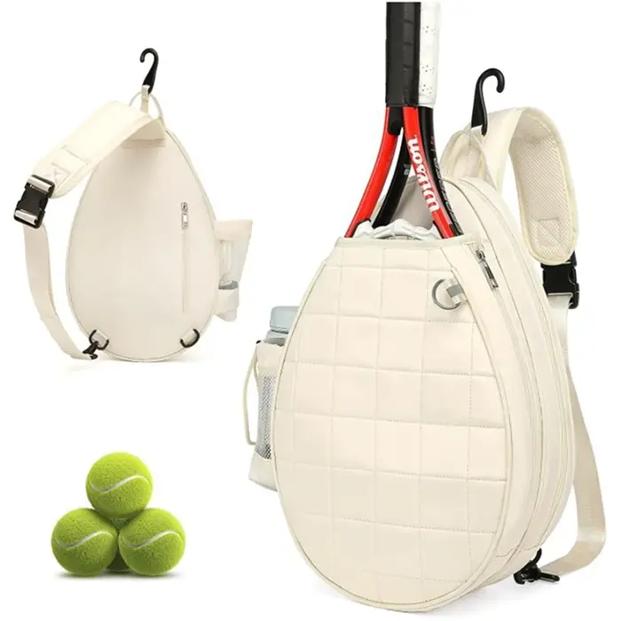 Sac de Tennis, sac à dos de Tennis matelassé pouvant contenir 2 raquettes, sacs de Pickleball à band