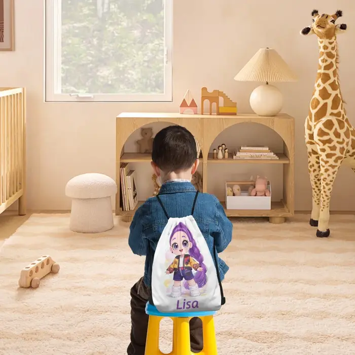 Sac à dos personnalisé avec cordon de serrage