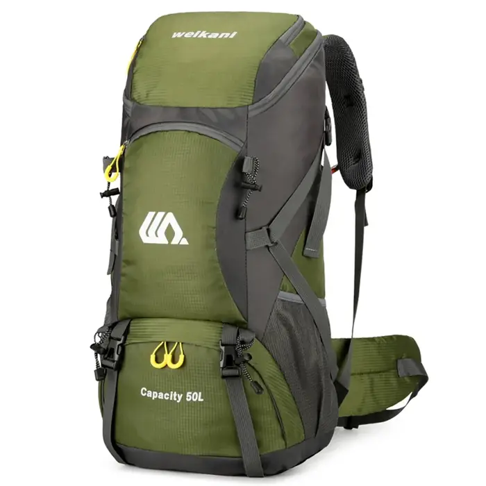 Haute capacité multifonctionnel randonnée sac à dos hommes Sport de plein air voyage sac à dos femmes 50L