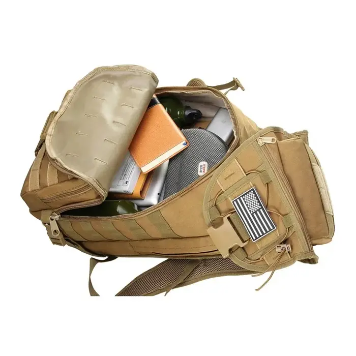 Sacs à dos tactiques de grande capacité 35l pour hommes, sac d'ordinateur de survie, randonnée en pl