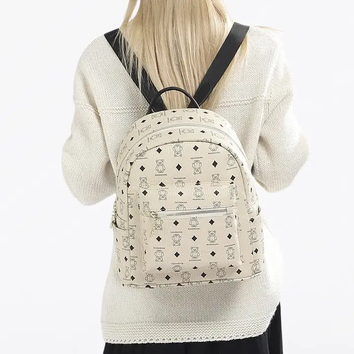 Sac à dos tendance à carreaux Fat Bear pour femme
