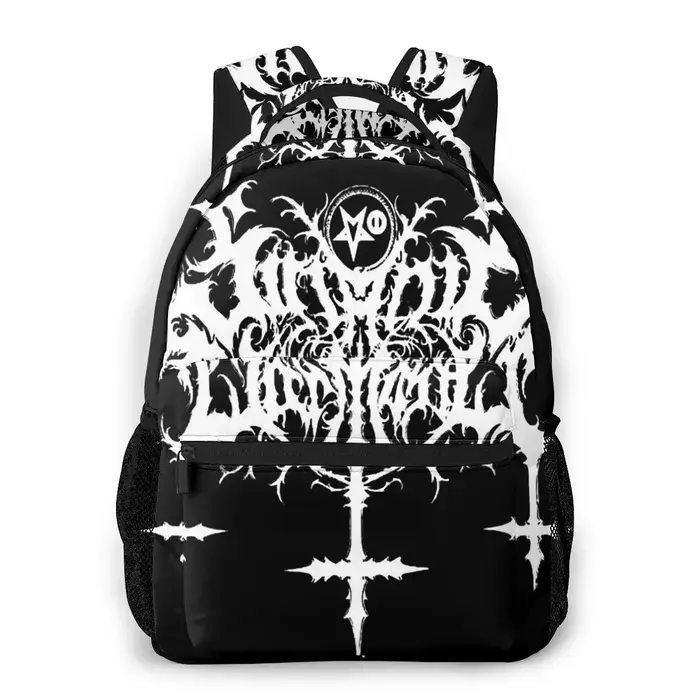 Sac à dos gothique pour filles et garçons, sac à dos de voyage, sac d'école pour adolescents