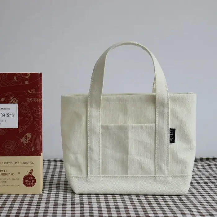Femmes sac à bandoulière petit coton toile sac à main fourre-tout décontracté femme Eco sac mignon s
