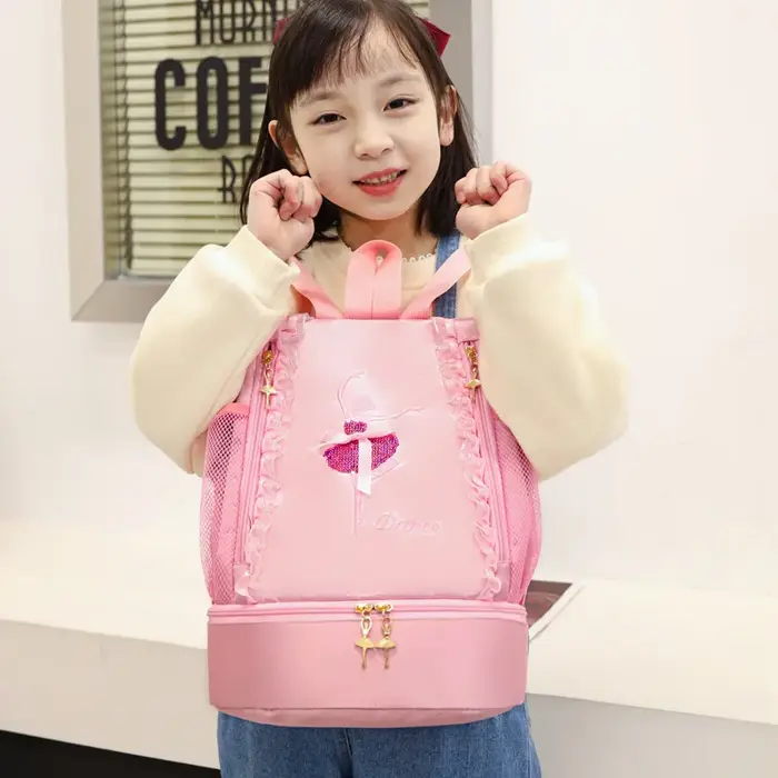 Ruoru nouveau sac de danse de Ballet sac à dos d'école filles enfants sac
