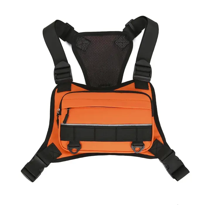 Sac de poitrine de rangement de Sport pour hommes, nouvelle mode, couleur unie, sac de plate-forme d