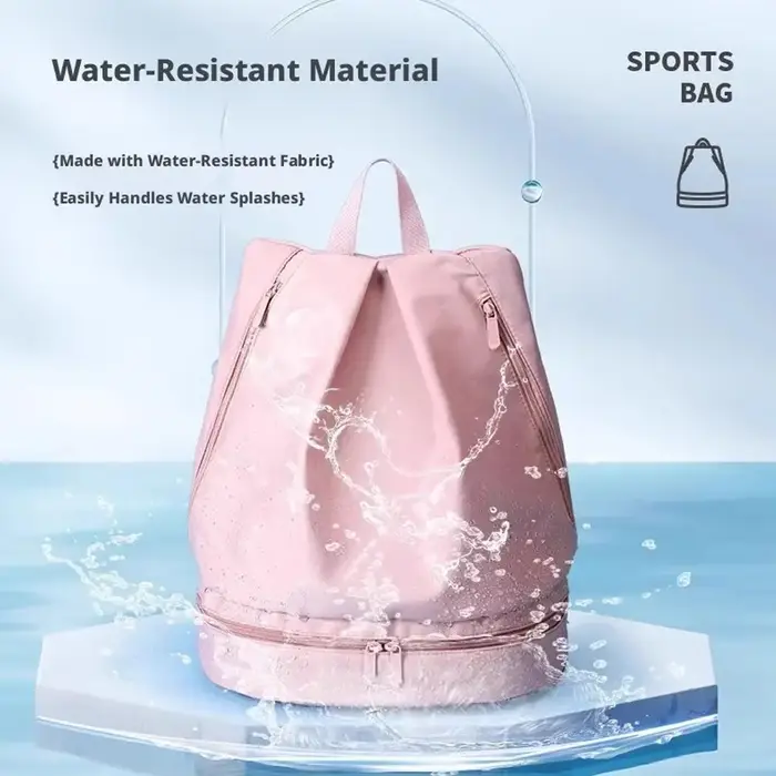 Sac à dos léger et imperméable avec cordon de serrage
