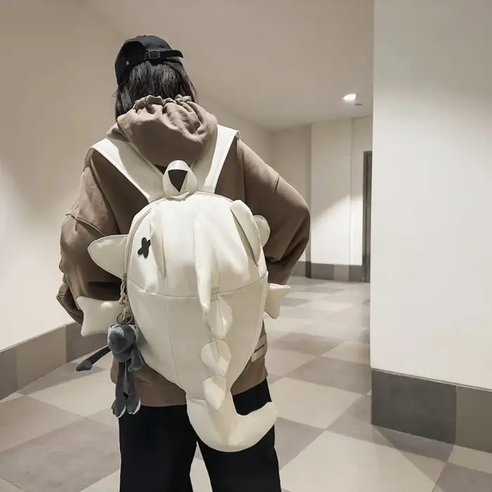 Sac à dos tendance imperméable motif requin