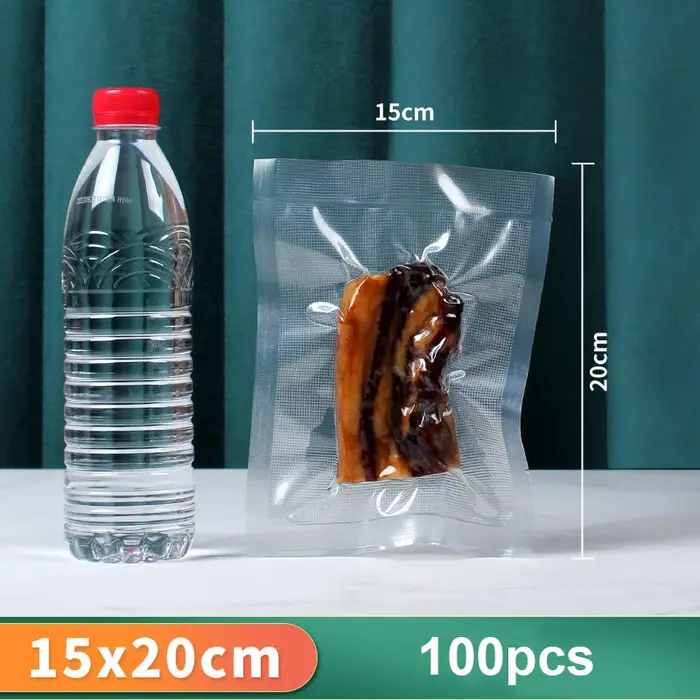 Sacs d'emballage sous vide alimentaire 100 pièces